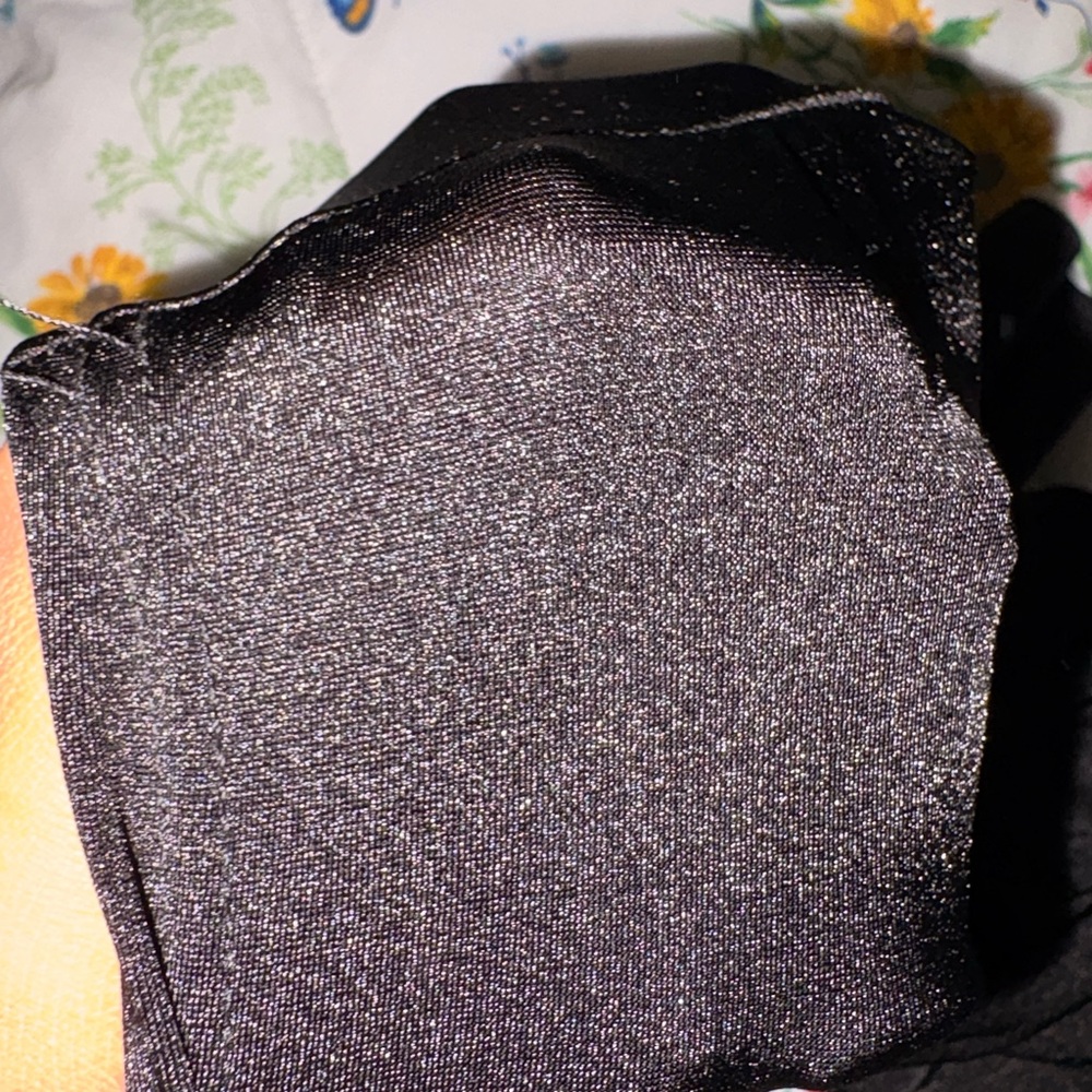 Shiny Black Fabric